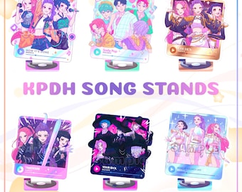 KPOP Song Acrylic Stands