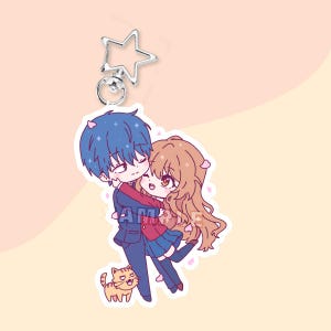 Dragon and Tiger Acrylic Charm
