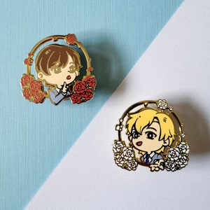 Hosts in Highschool Enamel Pins