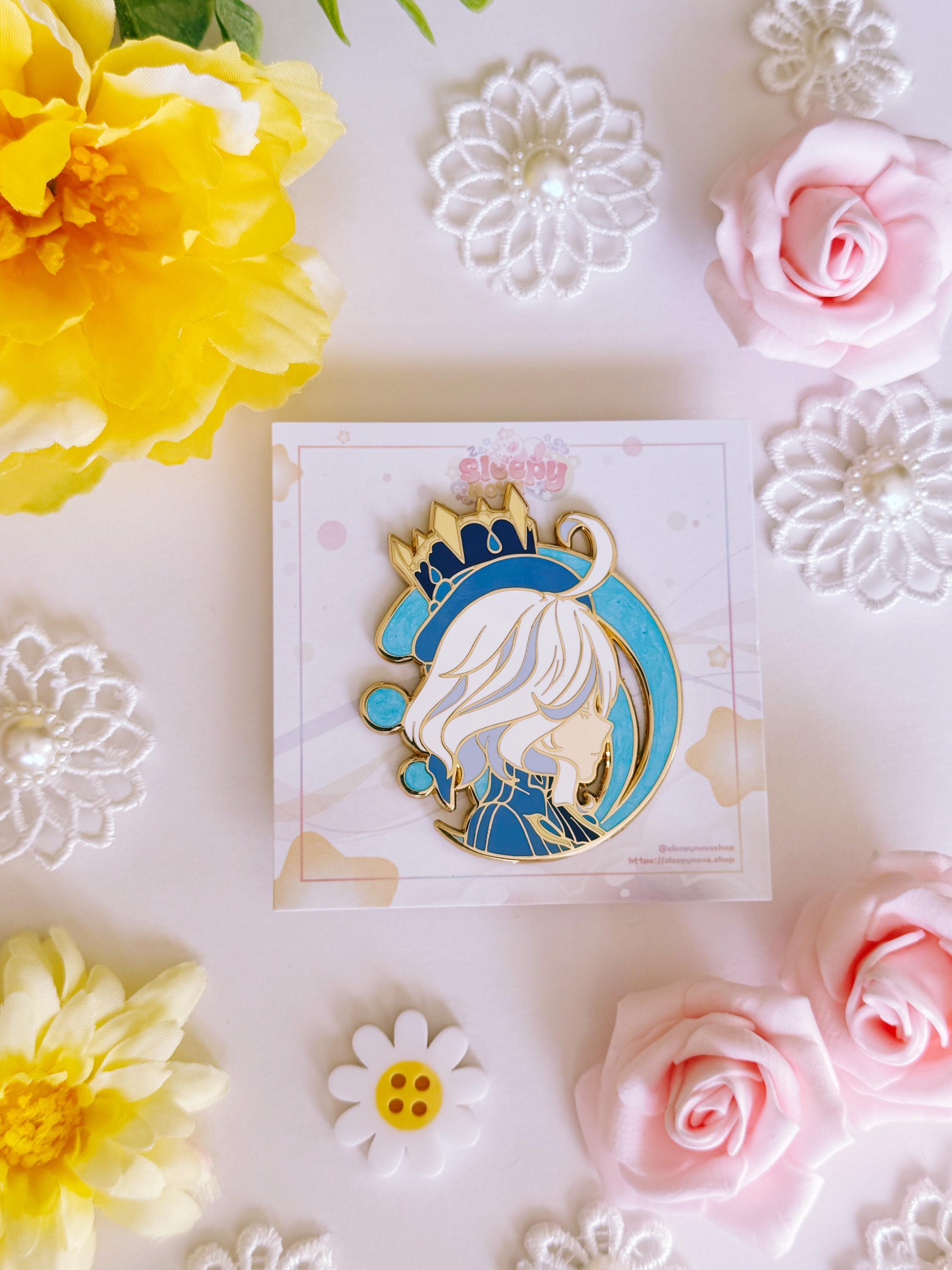 Genshin Impact Vision Pins Hydro Collection - Etsy