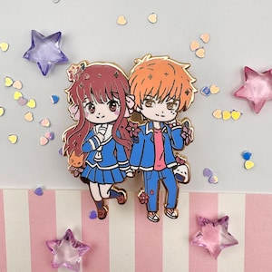 Onigiri and Cat Enamel Pin