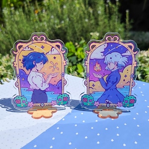 HOWL'S MOVINGCASTLE アクリルアート Howl's Moving Castle Acrylic Stand - Etsy