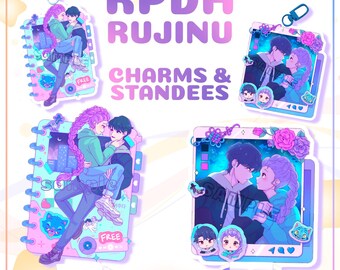 KPOP RUJ1NU Acrylic Stands And Charms