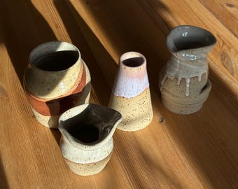 Midi-Vase | mittelgroße Vase | Vintage | Hochzeit | Keramik | handgedreht | verschiedene Formen | handmade