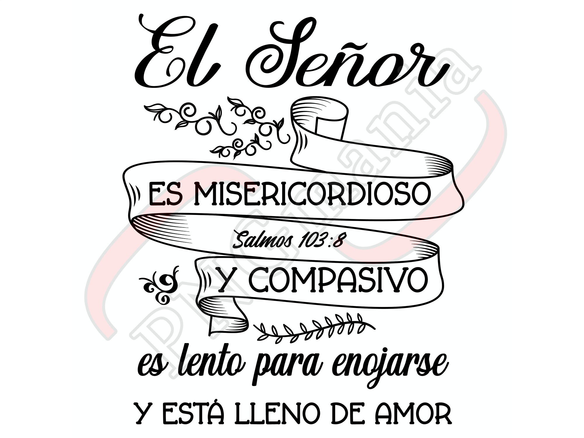 Salmos 103 PNG SVG Jpg Pdf Spanish Psalm Spanish Shirt 