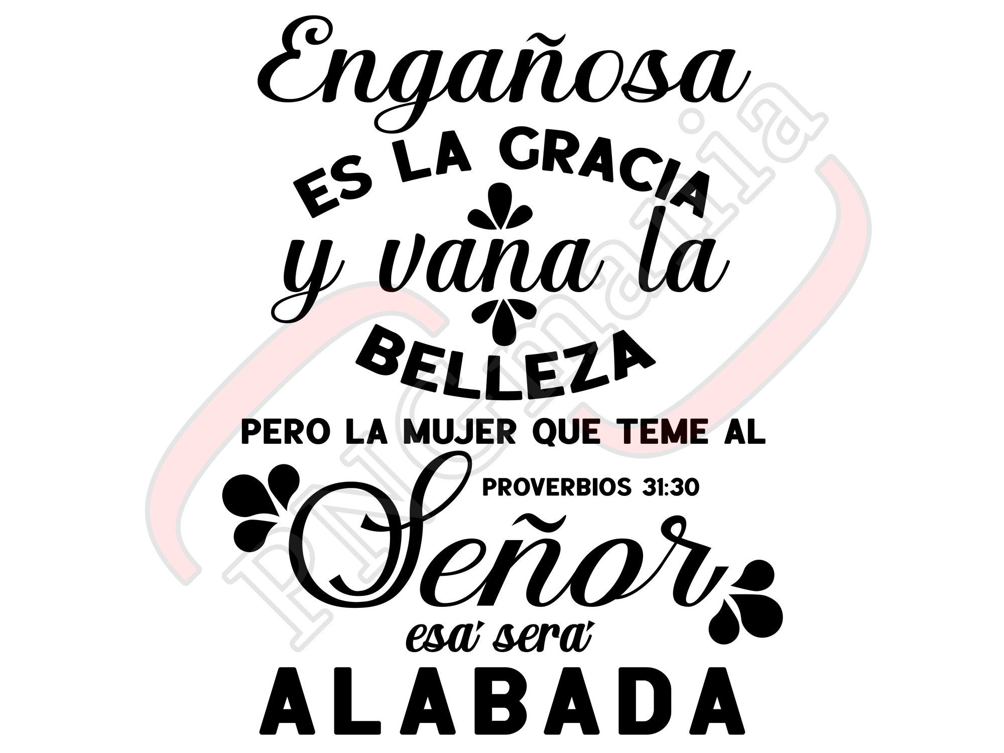 Proverbios 31 Spanish Bible Verse SVG PNG JPG Pdf Etsy Finland