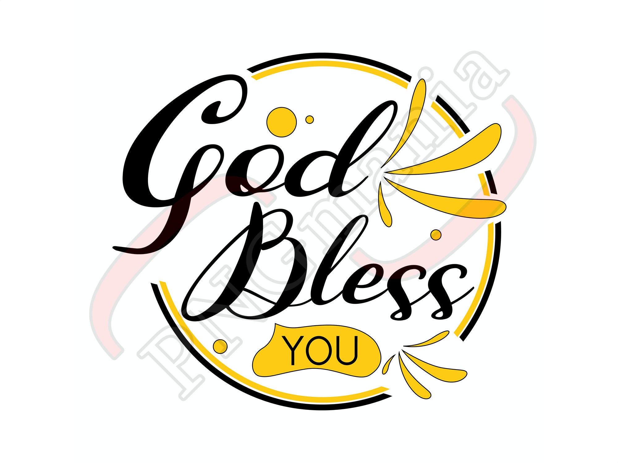 God Bless You SVG PNG Jpg Religious Quote PNG Religious T Etsy