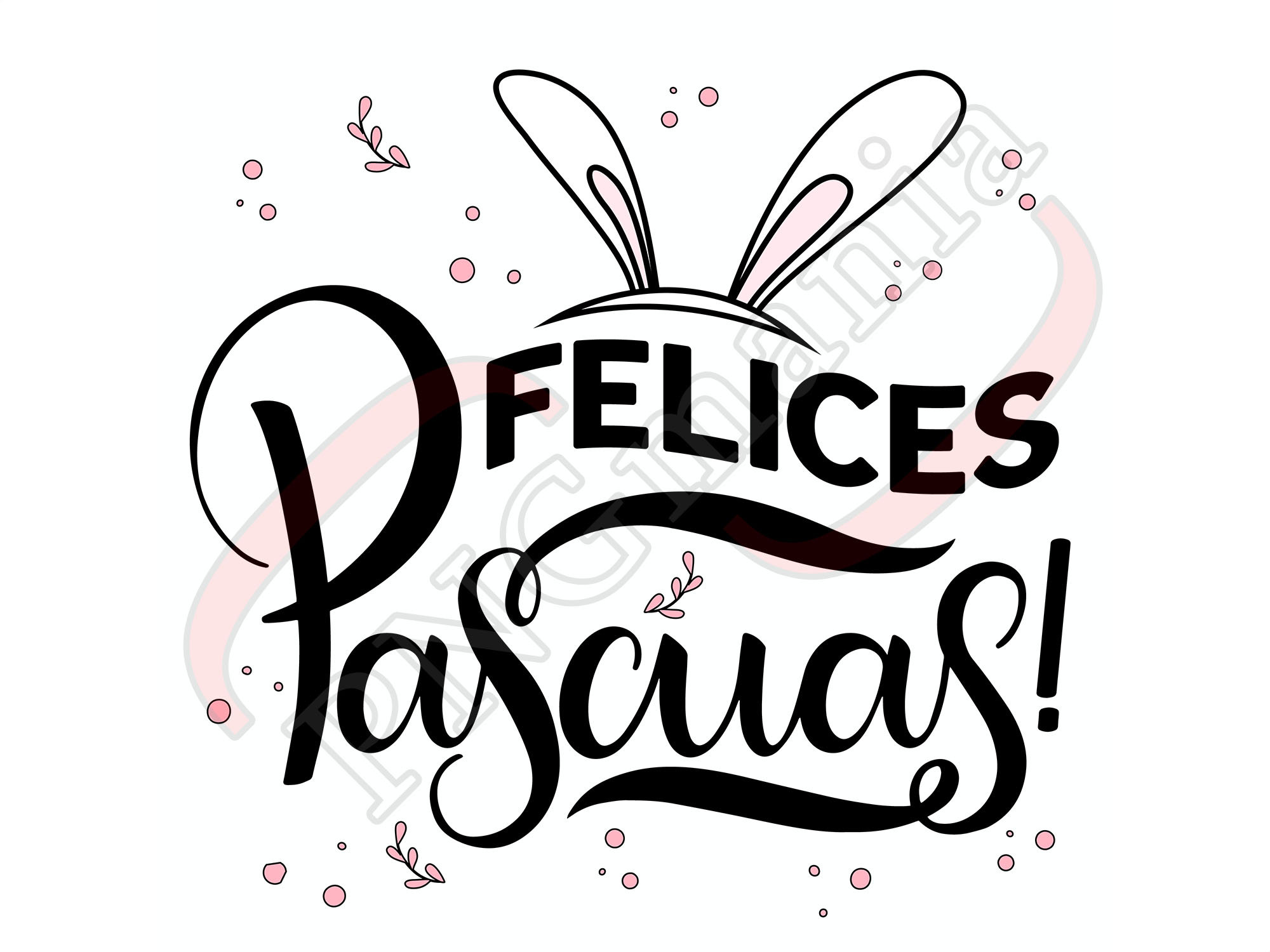 Felices Pascuas SVG PNG JPG Feliz Pascua Arte digital - Etsy México