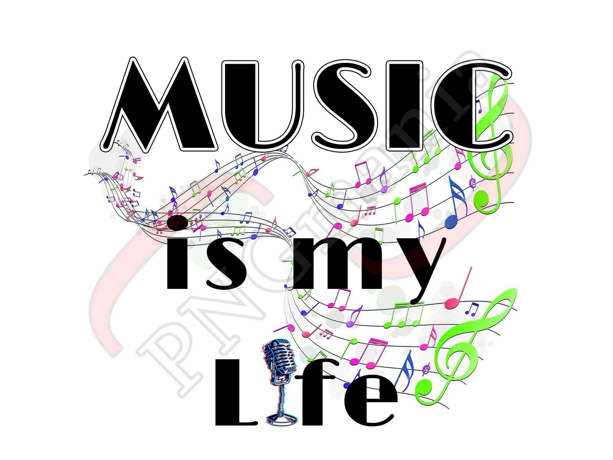 Musik ist mein Leben Musikdrucke TShirt Tasse Rahmen Etsy