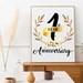 1 Year Anniversary PNG, JPG PDF, One Year Wedding, Anniversary Digital ...