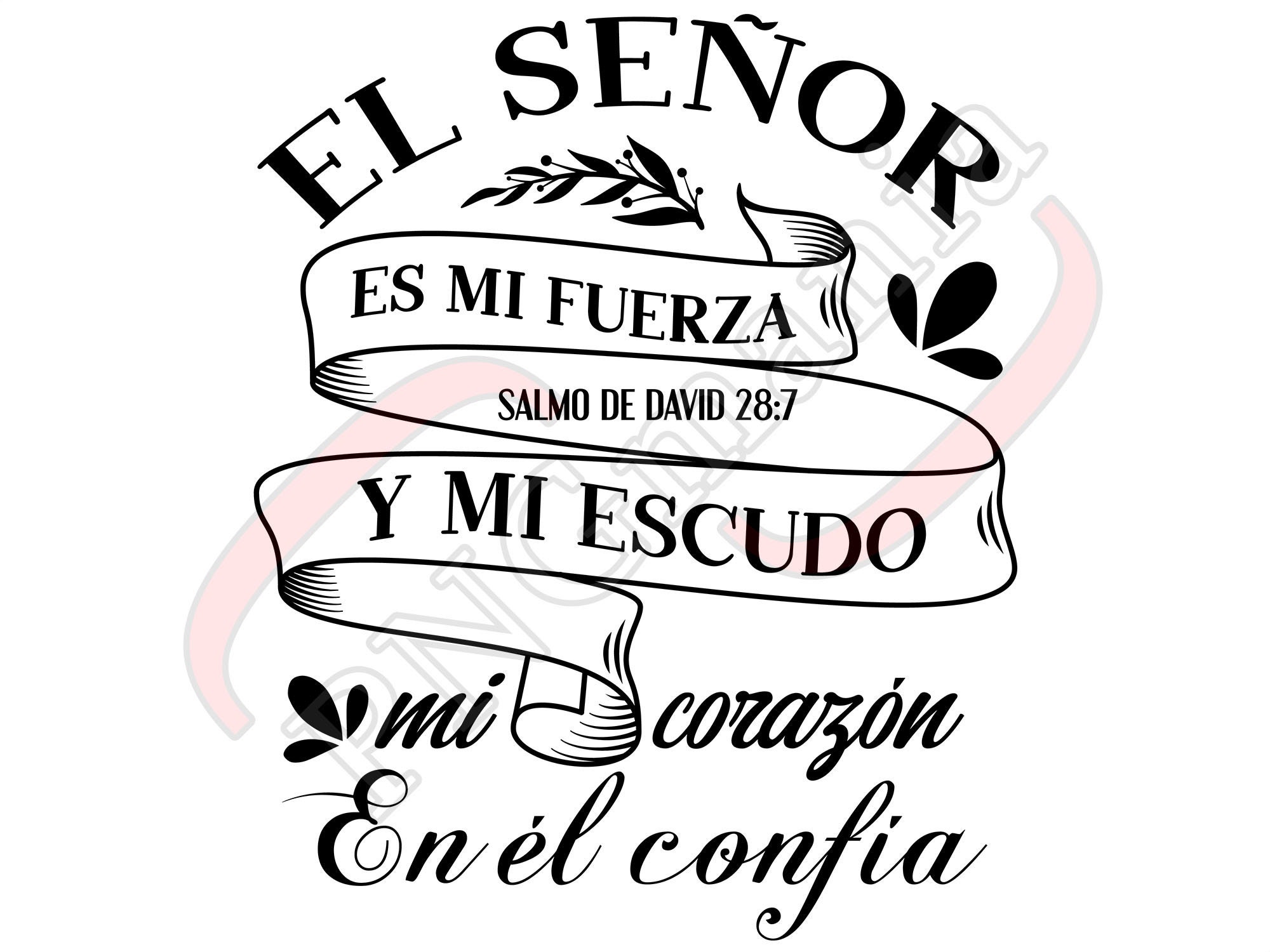 Salmo 23 SVG PNG Jpg Pdf El Señor Es Mi Pastor Spanish -  Norway