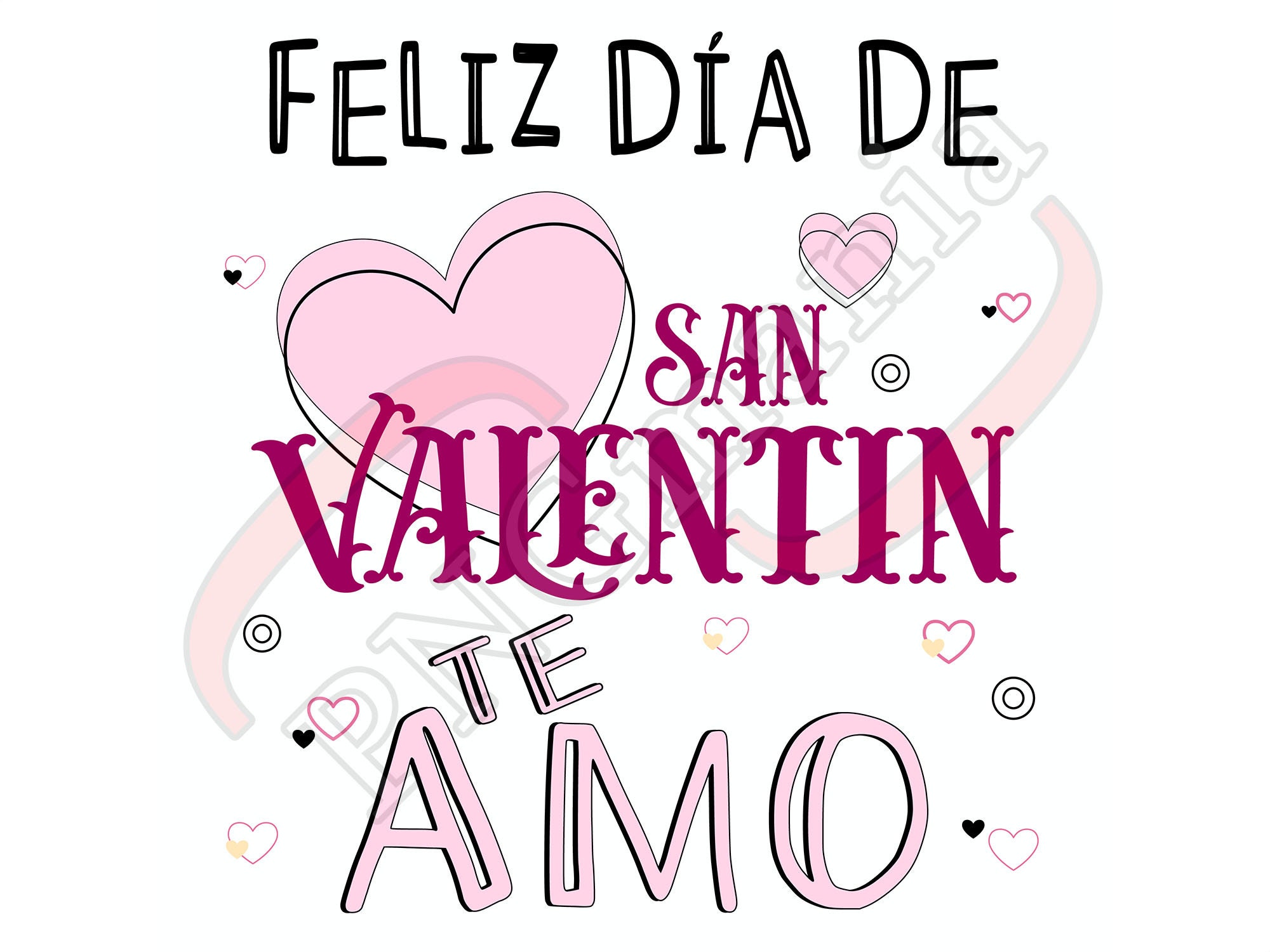Feliz Dia De San Valentin PNG, JPG, Spanish Love Quote, Valentines Day Png  Shirt Print, Greeting Card, Mug Design Sublimation, Printing - Etsy Norway