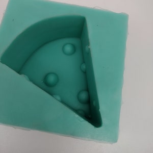 Mittelgroße Käsescheibe - Silikonform-FauxFakeBacken-Ton,Harz,Seife,Kerze,Gips,Fondant,Beton oder Backform-Zwei Formen-Stile verfügbar