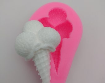 Eiskugeln mit Waffelkegel-Silikonform-Zwei Form-Stile verfügbar