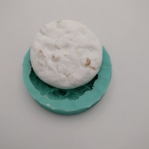 Small Chocolate Chip Cookie-Silicone Mold-Resin Clay Soap Candle Baking-Two Mold Styles  Available