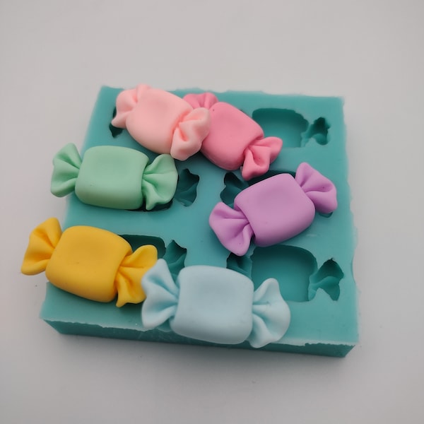 Candy Mini's-Silicone Mold-Faux Fake Bake-Clay,Resin,Soap,Candle,Plaster, Fondant,Concrete or Baking Mold-Two Mold Styles Available