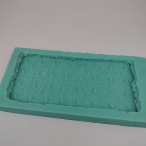 Graham Cracker(fullsize)-Silicone Mold-Faux Fake Bake-Clay, Resin, Soap, Candle, Plaster, Fondant or Baking Mold-Two Mold Styles Available