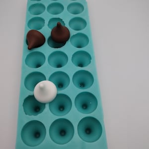 Large Chocolate Mold-Faux Fake Bake-Resin Clay Soap or Candle Mold