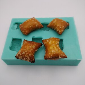 Pretzel Bites-Silicone Mold-Faux Fake Bake-Clay,Resin,Soap,Candle,Plaster, Fondant,Concrete or Baking Mold-Two Mold Styles Available