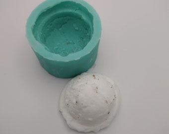 Kleine Eiskugel-Silikonform-Faux Fake Backclay, Harz, Seife, Kerze, Gips, Fondant, Backform, UV Mould jetzt verfügbar!