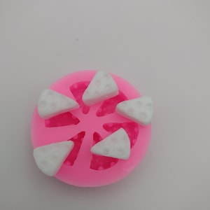 Mini-Käsehäppchen-Silikonform-Faux Fake Bake-Ton, Harz, Seife, Kerze, Gips, Fondant oder Backform-Zwei Formen-Stile verfügbar