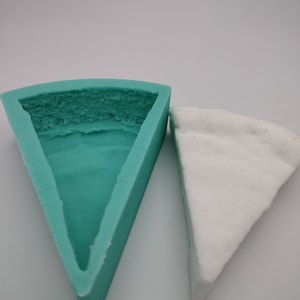 Sernik/kawałek ciasta - forma silikonowa - FauxFakeBake - glina, żywica, mydło, świeca, gips, fondant, beton lub forma do pieczenia - dostępne dwa style form