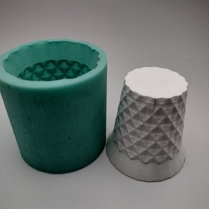 3D Eistüte-Silikonform-Faux Fake Bake-Clay, Harz,Seife,Kerze,Gips,Fondant oder Backform-Zwei Formen-Stile verfügbar