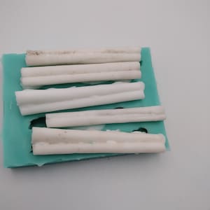 Cinnamon Sticks-4cavities-Silicone Mold-Faux Fake Bake-Clay, Resin,Soap,Candle,Plaster,Fondant,ConcreteorBakingMold-Two Mold StylesAvailable