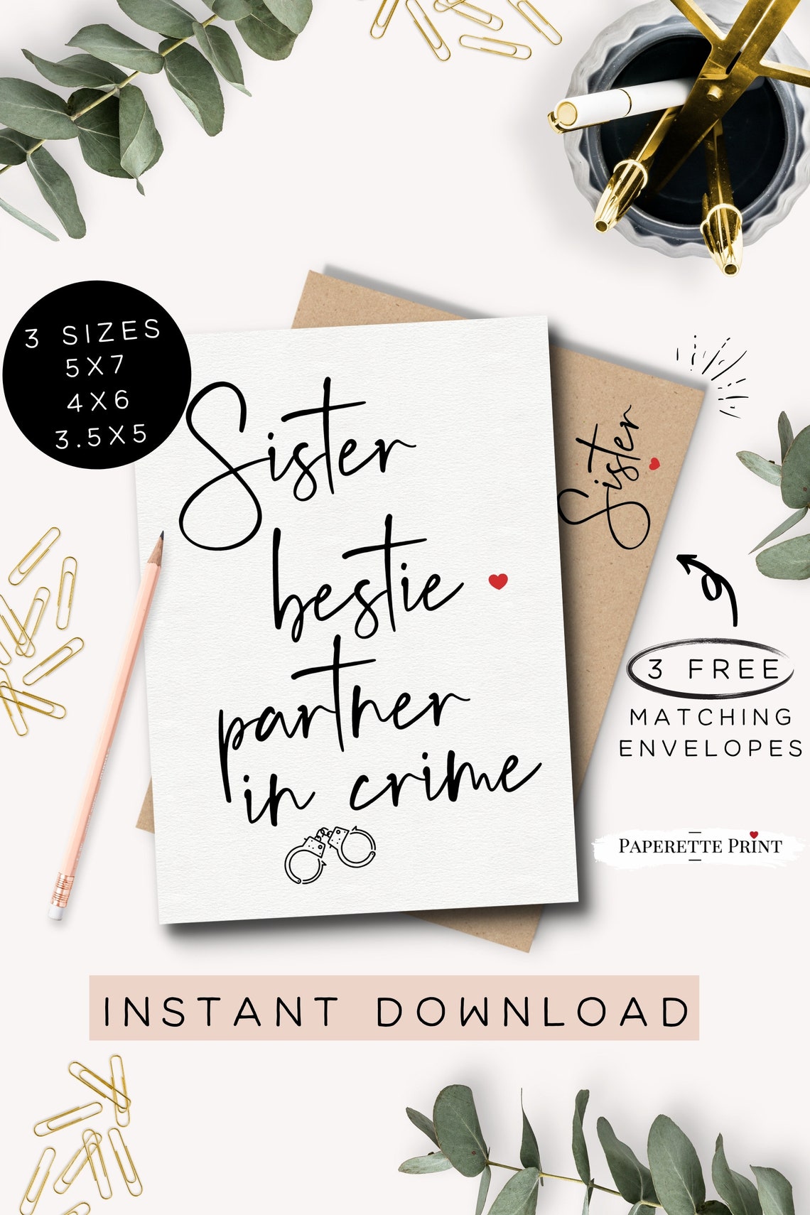Sister Birthday Card Gifts for Sister on Her Birthday Best Etsy