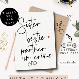 Sister Birthday Card, Gifts For Sister on Her Birthday, Best Friend Birthday Card, 21st birthday Gift for Her, 50th Birthday Best Friend