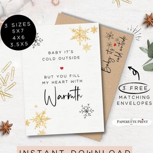 Boyfriend Christmas Card, Romantic Christmas Card, Christmas Card Boyfriend Romantic, Christmas Card For Boyfriend, Long Distance Card