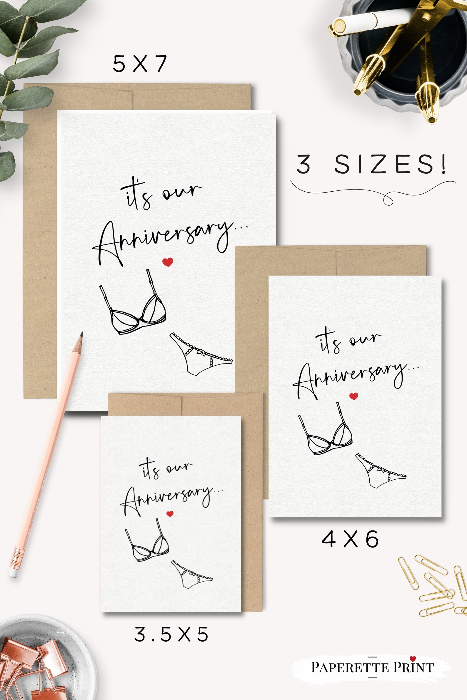 Printable Anniversary Card, Anniversary Card for Husband, 1st ...