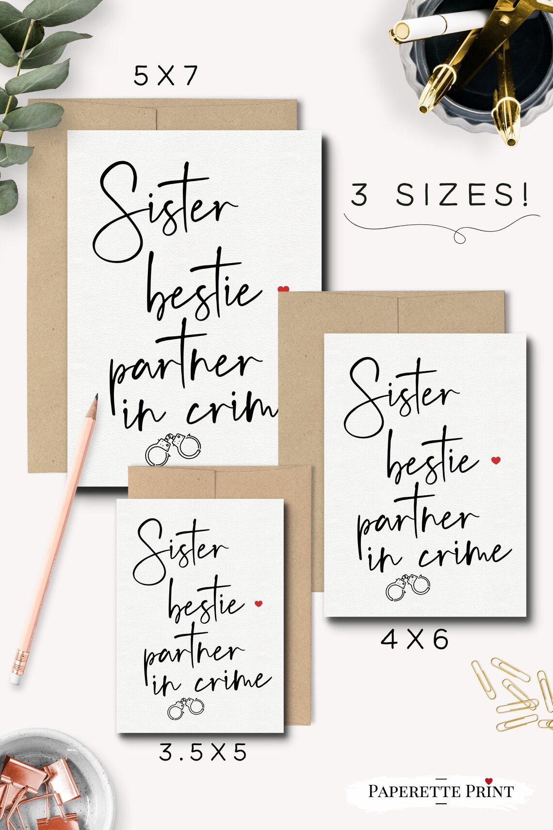 Sister Birthday Card Gifts for Sister on Her Birthday Best Etsy