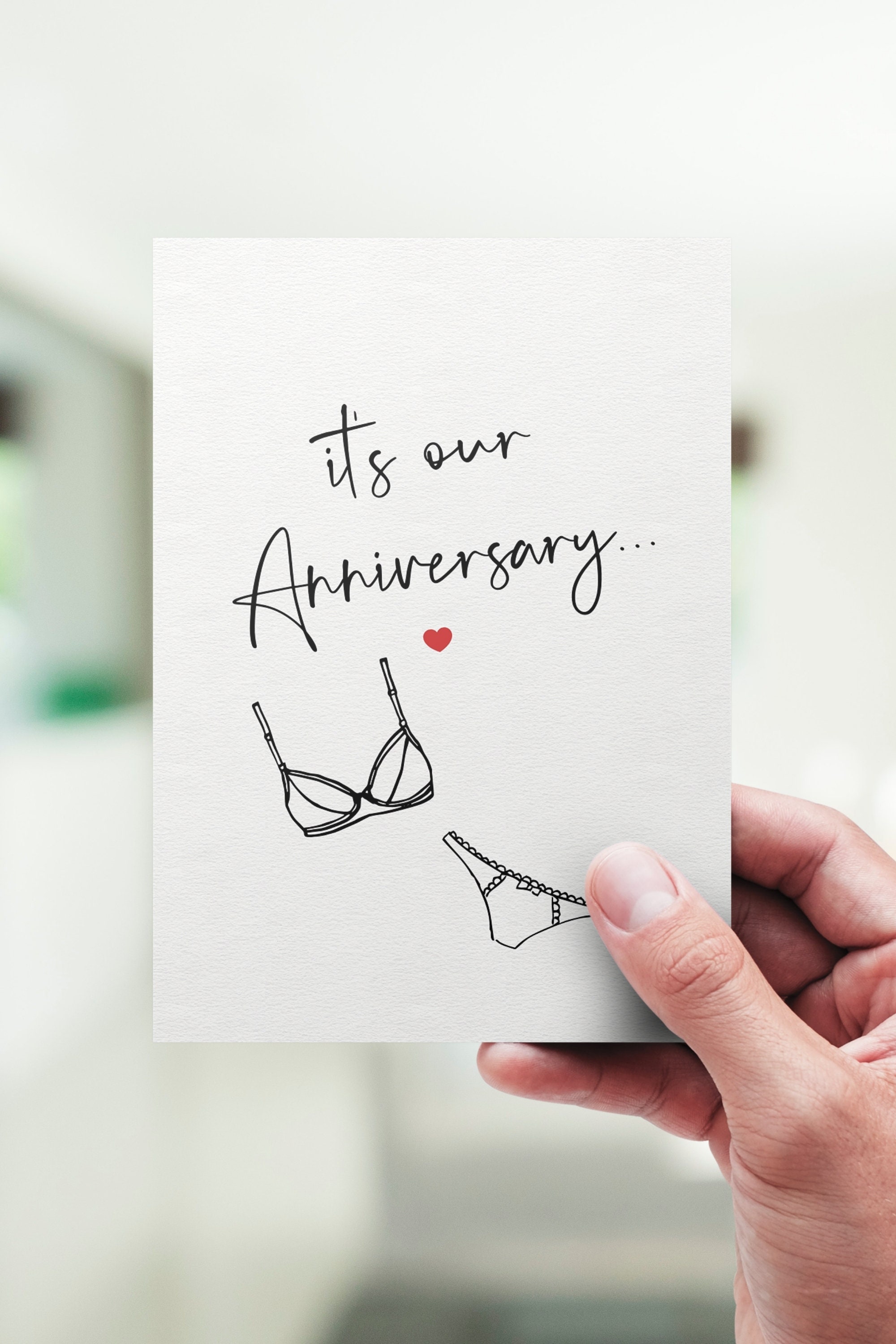Printable Anniversary Card, Anniversary Card for Husband, 1st ...
