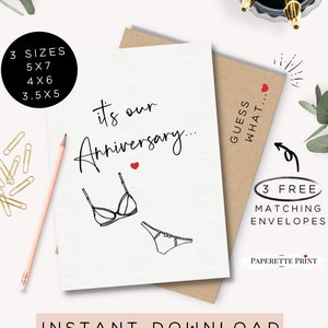 Printable Anniversary Card, Anniversary Card For Husband, 1st Anniversary Card Husband, Funny Anniversary Card, Anniversary Card For Couple