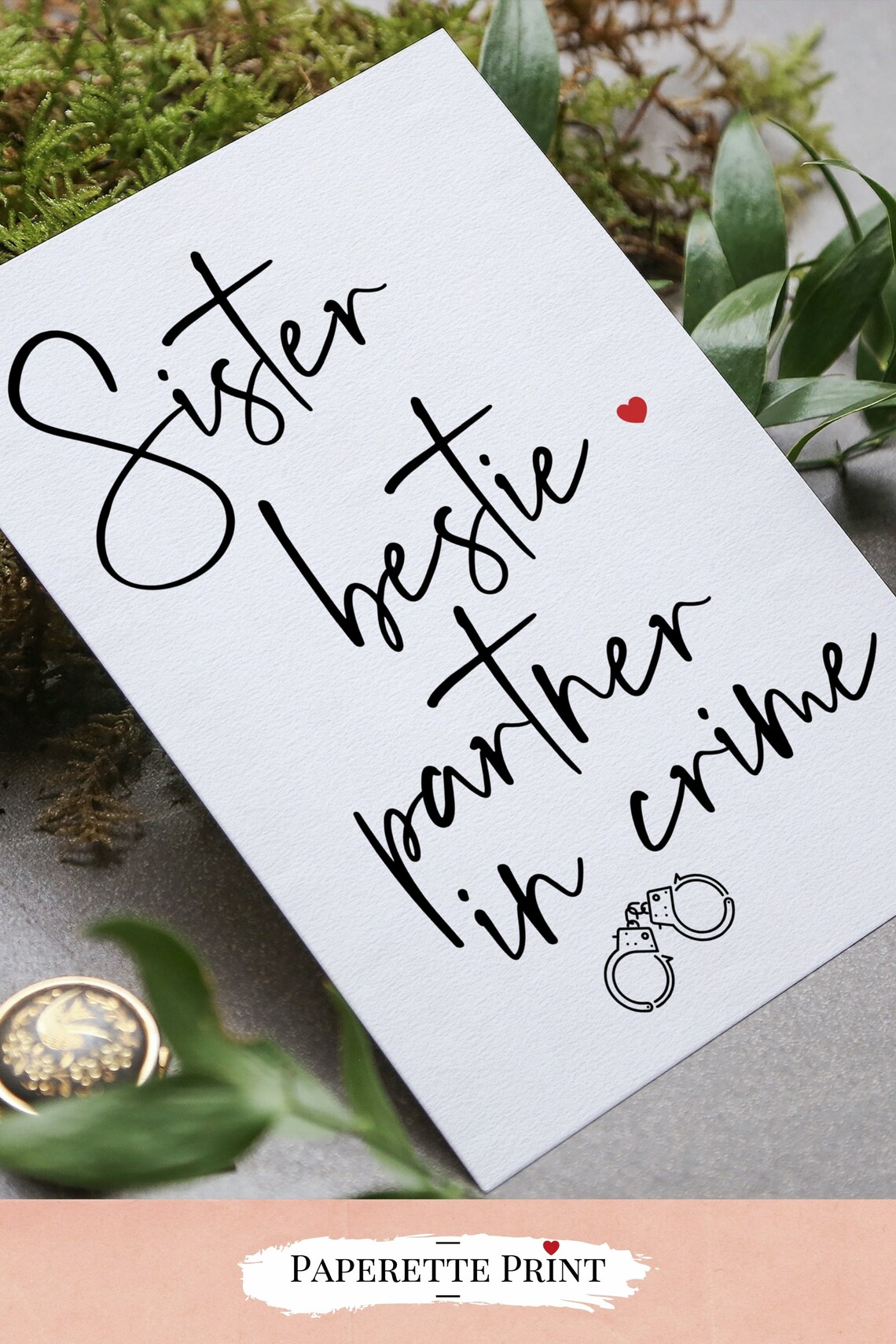 Sister Birthday Card Gifts for Sister on Her Birthday Best Etsy