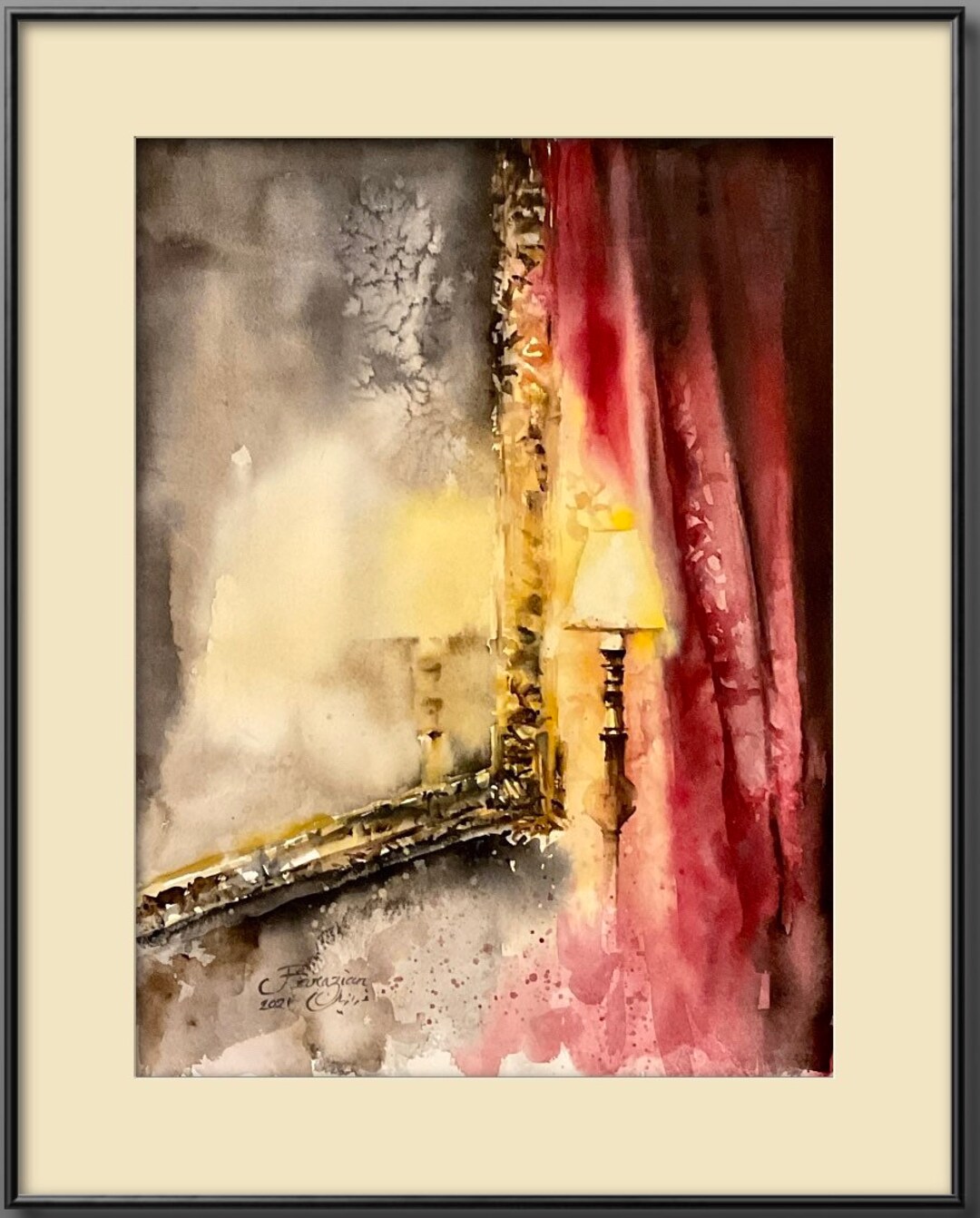 Light and Rust Original Watercolour Painting - Etsy