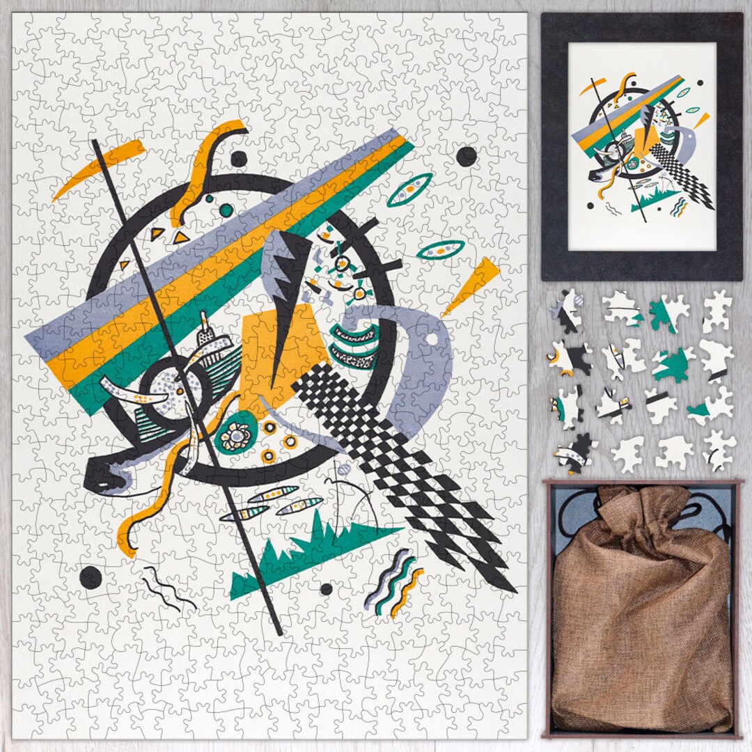 Small Worlds I Wooden Puzzle by Wassily Kandinsky. Wooden Jigsaw Puzzles for Adults - 750 Pieces＿並行輸入品 Wooden Noah\u0027s Ark Puzzle Small World Toys | Mercari