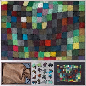 May Picture Wooden Jigsaw Puzzle By Paul Klee. Wooden Jigsaw Puzzle For Adults - 35, 108, 250, 500, 750 or 1000 pieces.