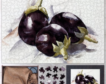 Rompecabezas de madera de berenjenas de Charles Demuth - Rompecabezas artístico para adultos
