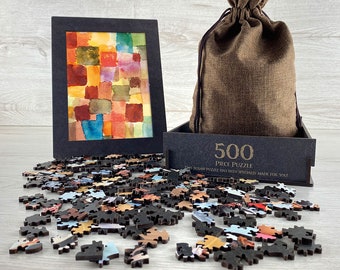 パウル・クレー作「無題」。大人向けの木製ジグソーパズル - 35、108