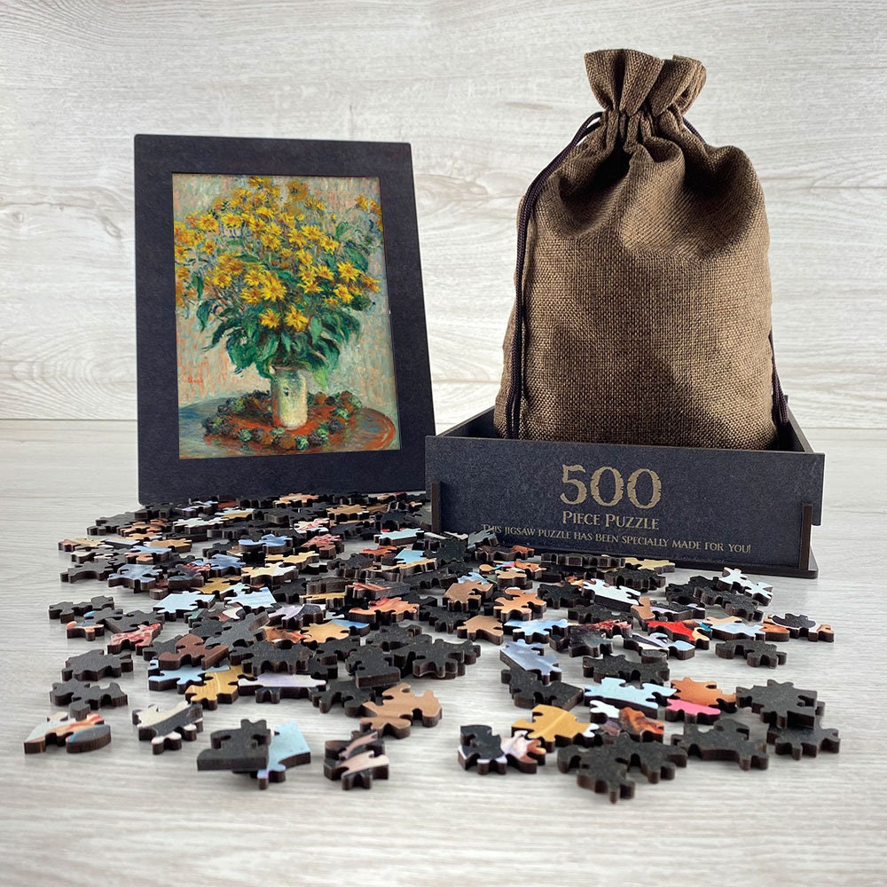Claude Monet Jerusalem Artichoke Flowers EG60000319 Jigsaw Puzzle 1000 piece 
