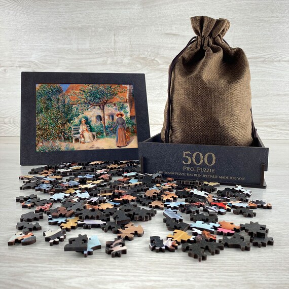 Puzzle Bois Mini Collection Wentworth, Dame à La Licorne, 26-99 Pièces, Neuf