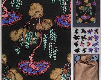 Houten legpuzzel oosterse boom - kunstpuzzel voor volwassenen