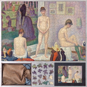 The Models Holzpuzzle von Georges Seurat. Holzpuzzle für Erwachsene - 35, 108, 250, 500, 750 oder 1000 Teile.