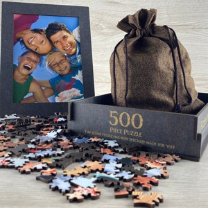Custom Jigsaw Puzzle Made From Wood With Your Photo - Make A Puzzle! Personalized Wooden Picture Puzzle is Perfect Gift For Any Occassion!