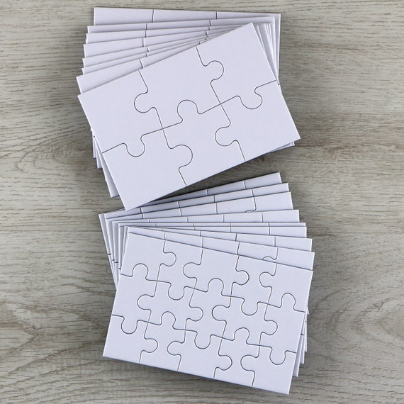 Blank Puzzles With Envelopes, Rectangle Jigsaw Puzzle