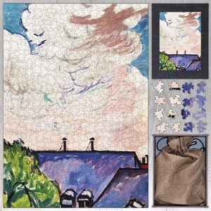 Clouds Wooden Jigsaw Puzzle By Henry Lyman Saÿen. Wooden Jigsaw Puzzle For Adults - 35, 108, 250, 500, 750 or 1000 pieces.