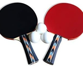RACK Pro Table Tennis Racket / Ping Pong Paddle Set