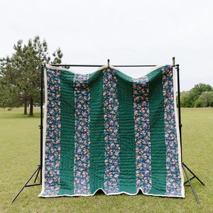 Gee's Bend Quilt, Cotton Quilt, Handsewn Quilt, Handstitched Quilt, Artistic Quilt, Quilt